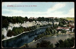 AK Genève, La Jonction de l`Arve et du Rhône